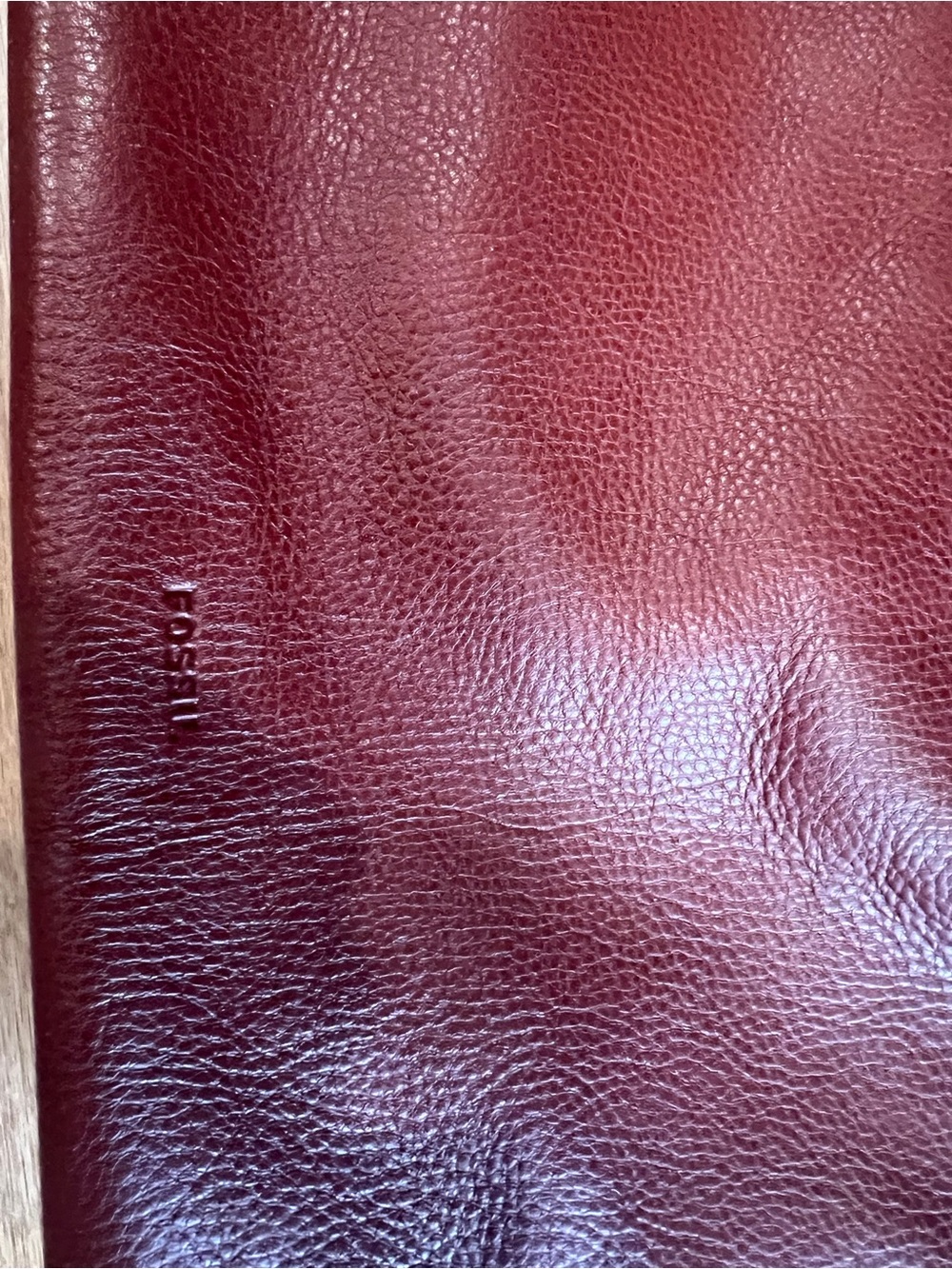 Fossil Women’s Leather Tote Bag in Cognac Brown - Picture 7 of 10